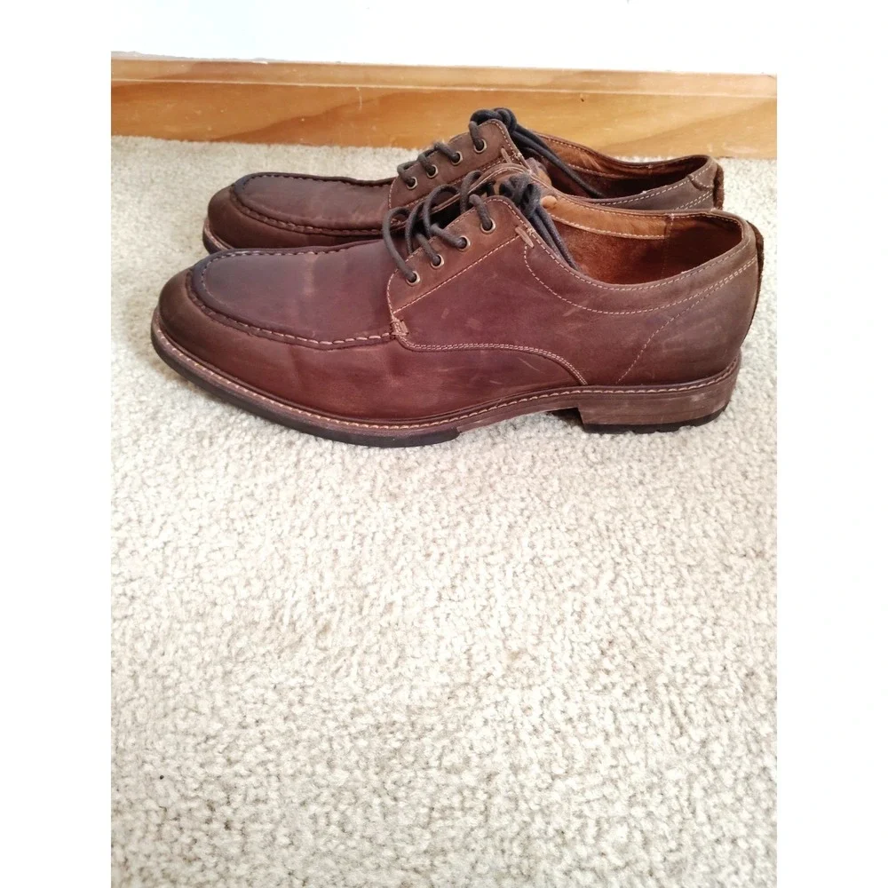 Florsheim‎ Midtown Plain Toe Oxford 14349‑215 Brown Leather Ortholite Men's 11.5
